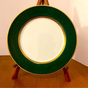 Renaissance Dark Green (Restaurant, Switzerland) FITZ & FLOYD 10-3/8”.